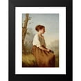 thumbnail image 2 of Ida Silfverberg 11x14 Black Modern Framed Museum Art Print Titled - The Shepherdess (1867), 2 of 5