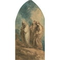 thumbnail image 2 of Benjamin West 11x18 Black Ornate Wood Framed Double Matted Museum Art Print Titled - The Three Marys (1783), 2 of 5