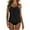 Black, variant on Atogsazn Plus Size Swimsuit for Women One Piece Bathing Suit Printed Swimwear Tummy Control Swimsuits Blue S