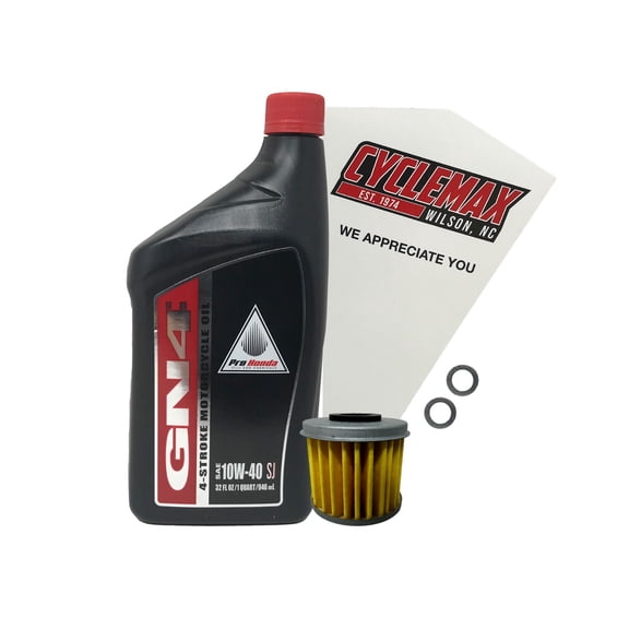 Cyclemax OEM Standard 10W40 Oil Change Kit fits 2004-2024 Honda CRF250R
