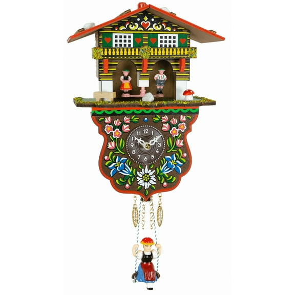 Black Forest Clock Swiss House Weather House