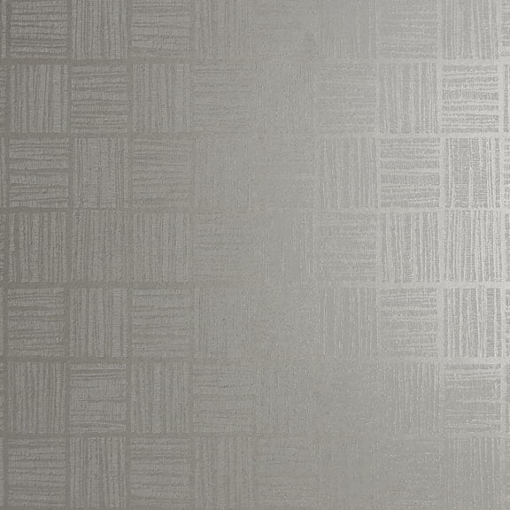 Brewster Glint Silver Distressed Geometric Wallpaper