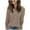 Khaki, variant on DDAPJ pyju Women's Sweaters V Neck Pullover Long Sleeve Knitted Cozy Dressy Casual Ladies Fashion Tops for Spring Fall Winter Army Green S