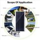 thumbnail image 5 of 2X Células Solares de Panel Solar Flexible de 30 W para Coche, RV, , Techo, Furgoneta, Batería Solar para Acampar, Módulo de Controlador Solar 10A, 5 of 8