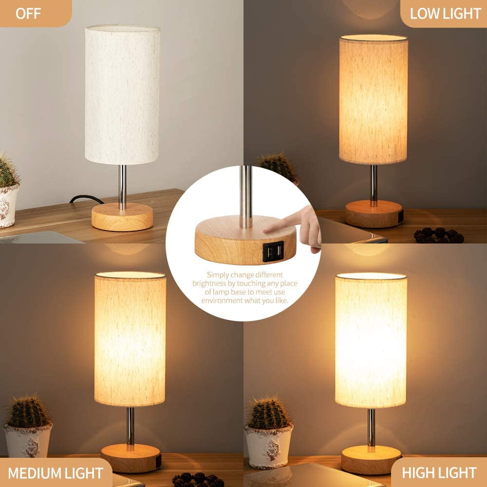 Creative Multifunctional Portable Lamp Simple Bedside Table Lamp Balcony  Courtyard Landscape Camping Lamp Usb Charging