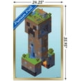 thumbnail image 3 of Minecraft - Creeper Village Wall Poster, 22.375" x 34", Framed, 3 of 3