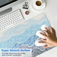 thumbnail image 3 of "Extended Size Gaming Mouse Pad: Non-Slip, Stitched Edges, Japanese Wave Design, Large Desk Mat 31.5 x 11.8 Inches", 3 of 7