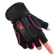 thumbnail image 1 of Guantes deportivos transpirables antideslizantes con absorción de impactos, guantes de ciclismo de medio dedo a la moda para ejercicio al aire libre, 1 of 1