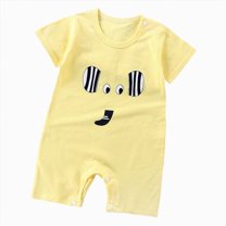 KPOPLK Baby Long Sleeve Romper Jumpsuit, Soft Rayon One Piece Pajamas Boy Girl(Pink,0-6 Months)