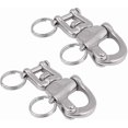 thumbnail image 1 of Swivel Swivel Snap Hook, Quick Links Quick Release Spring Hook For Sailboat Halyard Boats 316 Stainless Steel, 1 of 5