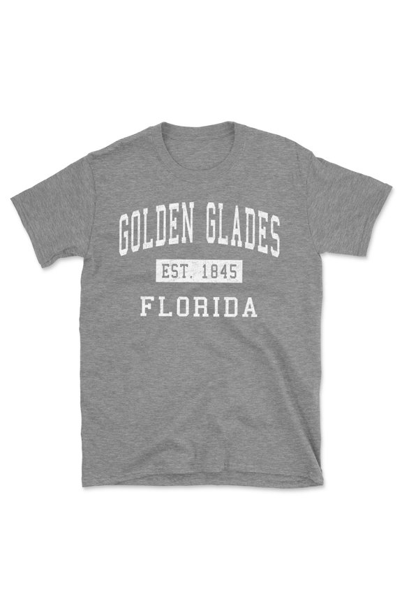 Golden Glades Florida Classic Established Men's Cotton T-Shirt