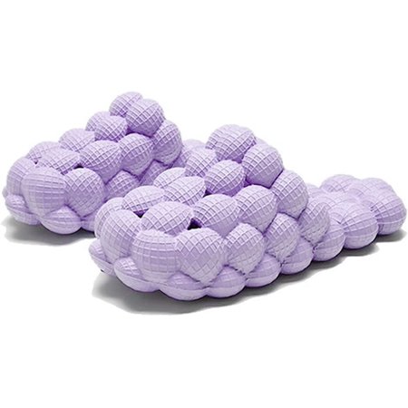 Bubble Slippers for Women, Fun Anti-Slip Spa Slippers for Men, Gym Slippers Shower Bedroom Slippers, Soft Pillow Stress Relief Slippers, Shower Shoes Bedroom House Gym Basketball Slipper Sandals