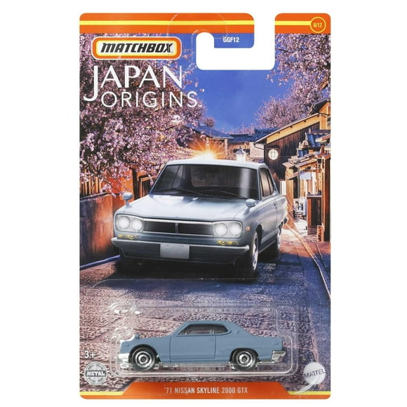 Véhicule 71 Nissan Skyline GTX Matchbox en métal moulé sous pression à l’échelle1:64
