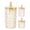 Style C, variante sur lingqin 3 Pcs Bocaux de Stockage Alimentaire pour Céréales Comptoir de Cuisine Garde-Manger Biscuits Collations Style F