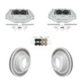 thumbnail image 1 of Transit Auto Front Disc Brake Caliper Coated Rotors and Ceramic Pads Kit for Car Lexus LX570 Toyota Land Cruiser KCG-102925N, 1 of 11
