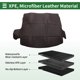 thumbnail image 5 of Tapete de forro de carga Unique Bargains para maletero trasero para Honda CRV Hybrid 2017-2021 XPE Cuero de microfibra Negro Cara plana Patrón de diamante 3D, 5 of 7