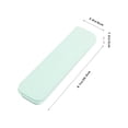 thumbnail image 3 of 3 Sets Reusable Travel Utensils with Case Wheat Straw Cutlery Set Cutter Fork Spoon Set for Lunch Box, 3 of 8