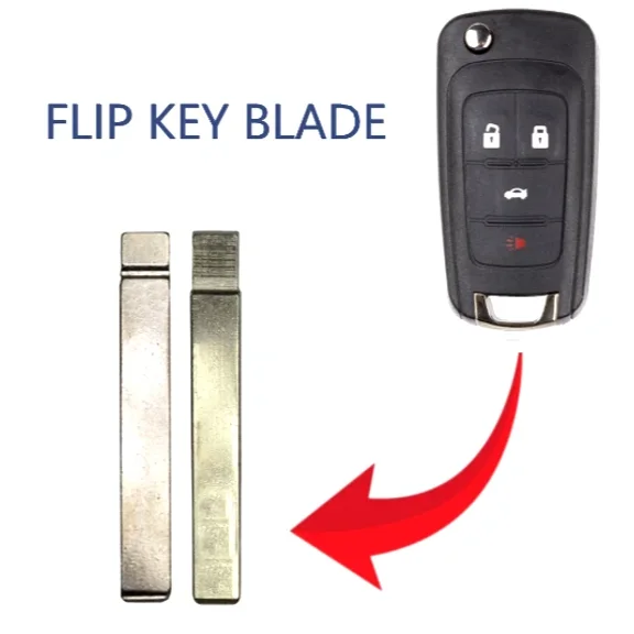 X2 2008-2021 GM CHEVROLET GMC BUICK HU100 / High-Security Replacement Flip Blade