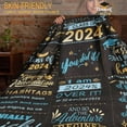 thumbnail image 2 of 2024 Graduation Gift Blanket - Perfect for Him or Her. Throw Blanket 50" x 60". Ideal Birthday, Christmas, & Valentine's Day Gifts, 2 of 5