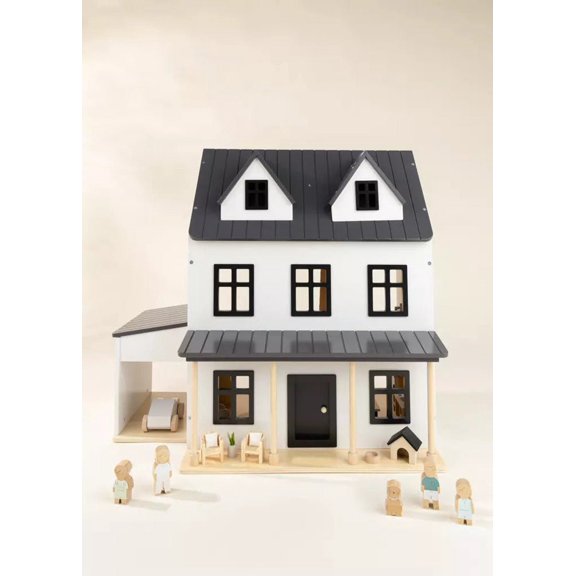Coco Village Doll House Pretend Playset for Children
