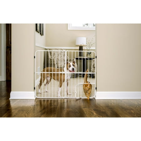 Extra Tall Metal Expandable Pet Gate (Best Dog Gates Reviews)