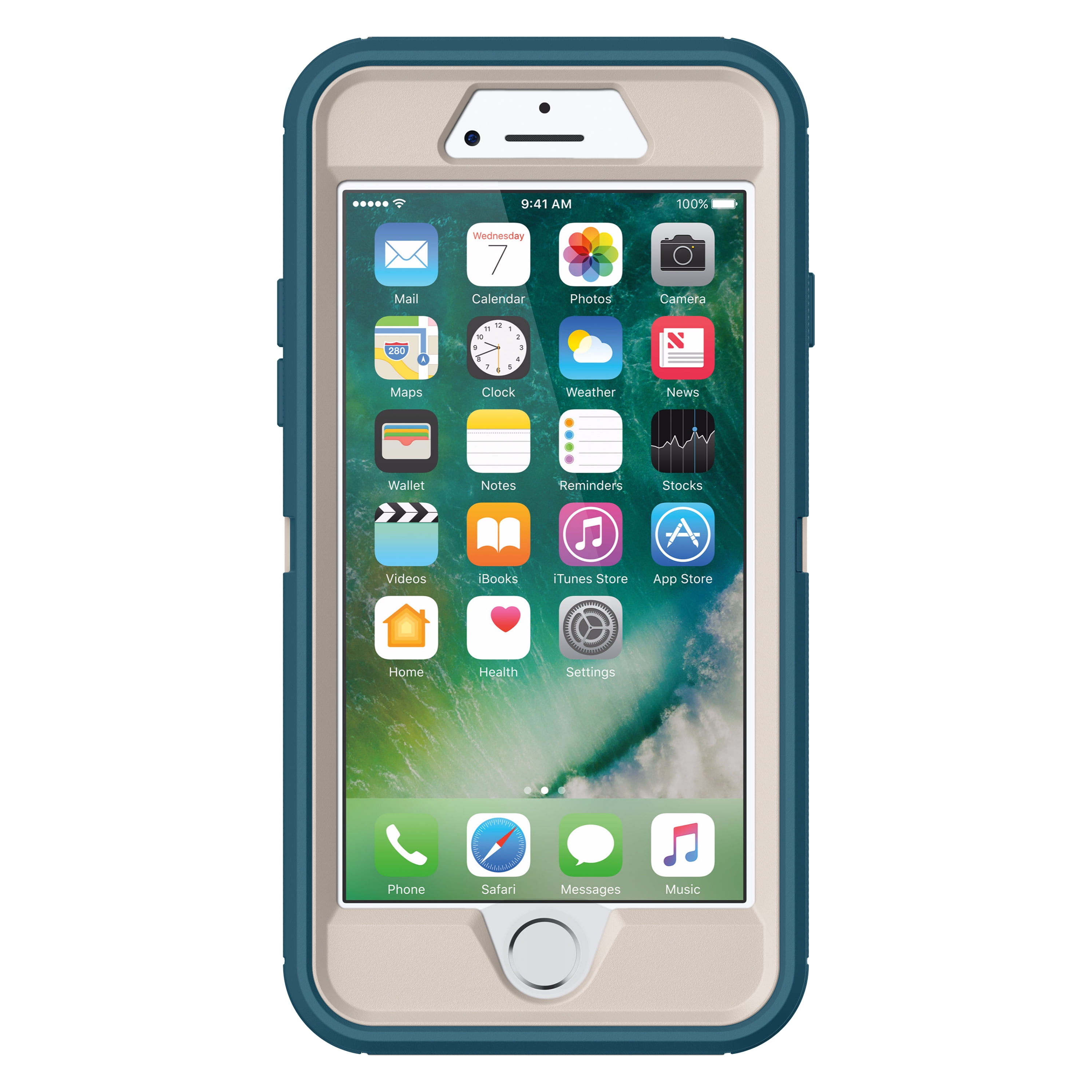 OtterBox DEFENDER SERIES Case for iPhone SE (3rd and 2nd gen) and iPhone 8/7 - Retail Packaging