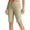 Beige, variant on FUNUONY Women's Bermuda Long Shorts with Pockets High Waisted Stretch Knee Length Shorts for Women Summer Walking Pants High Waisted Crop Work Pants Summer Casual Slacks Yoga Dress Pant Beige Xs