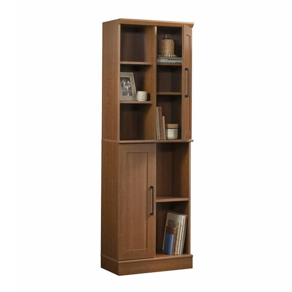 Sauder Homeplus Engineered Wood Storage Cabinet in Sienna Oak Finish