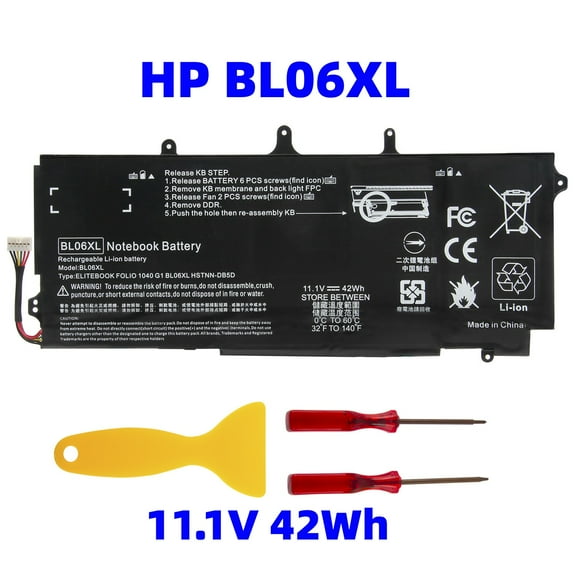 5022mAh BL06XL Battery for HP EliteBook Folio 1040 G0 G1 G2 BLO6XL 722236-1C1 722297-001 HSTNN-W02C BL06O42XL