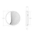 thumbnail image 2 of Sonneman 7452-Wl Dotwave Large Round Led Sconce - White, 2 of 3