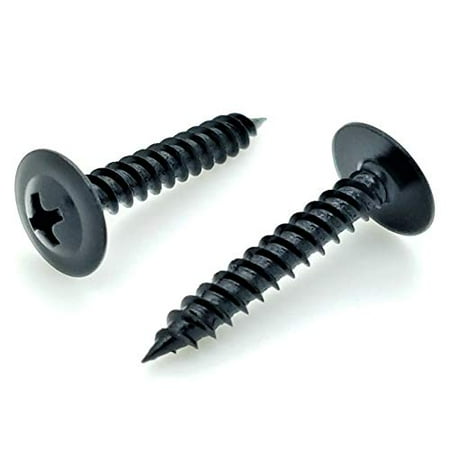 

SNUG Fasteners SNG1079 100 Qty #8 x 1 Black Phillips Modified Truss Head Wood Screws Count
