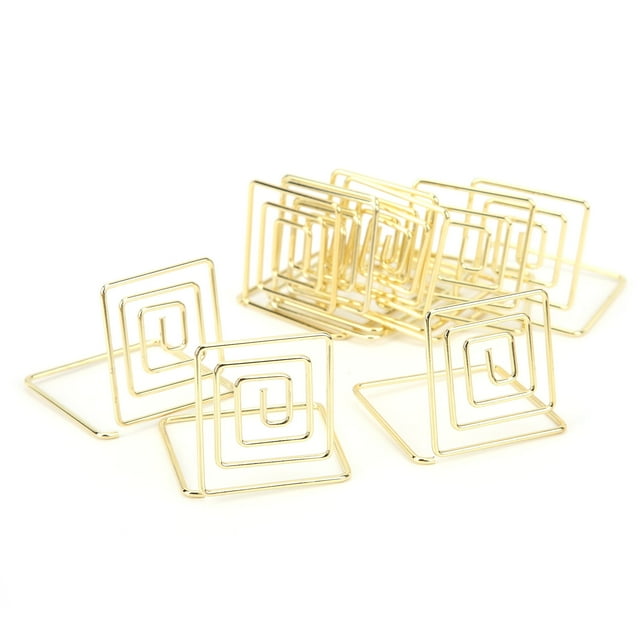 Supports de Numéros de Table, 10 Pcs Porte-Cartes de Visite Porte-Photos Porte-Numéros de Table Réponse Rapide