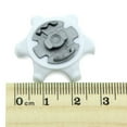 thumbnail image 3 of New Golf Spikes Fast Twist Shoe Spikes Replacement Set Golf Training Aids Ultra Thin Cleats Pins White Color WHITE, 3 of 6