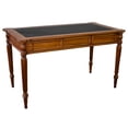 thumbnail image 5 of Crafters and Weavers Legacy Leather Top Desk - Light Brown Walnut, 5 of 8