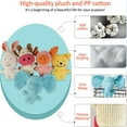 thumbnail image 3 of Internal Whistle Pets Plush Toys Bite Resistance Colorful Various Cute Cartoon Animal Shape Soft Dolls Interactive Training Props, 3 of 8