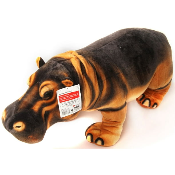 Harange The Hippo 2 1 2 Foot Long Big Stuffed Animal Plush Giant Hippopotamus Shipping From Texas By Tiger Tale Toys Walmart Com Walmart Com