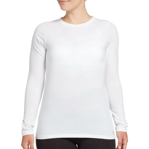 DSG Outerwear - DSG Women's Core Cotton Long Sleeve Shirt - Walmart.com ...