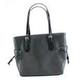 thumbnail image 2 of Michael Kors NEW Black Voyager Signature Tote Leather Handbag Purse, 2 of 6