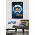 thumbnail image 2 of MLB New York Mets - Logo 16 Wall Poster, 22.375" x 34", Framed, 2 of 5
