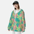 thumbnail image 3 of Lsque Colorful Palm Leaves UPF 50+ Lightweight Sun Protection Men's Women's Long Sleeve Shirt, Hoodie Performance -Small, 3 of 9