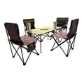 thumbnail image 1 of 4 Sillas Plegables de Camping y Playa CJR Con Mesa Cafe, 1 of 9