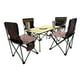 thumbnail image 1 of 4 Sillas Plegables de Camping y Playa CJR Con Mesa Cafe, 1 of 9