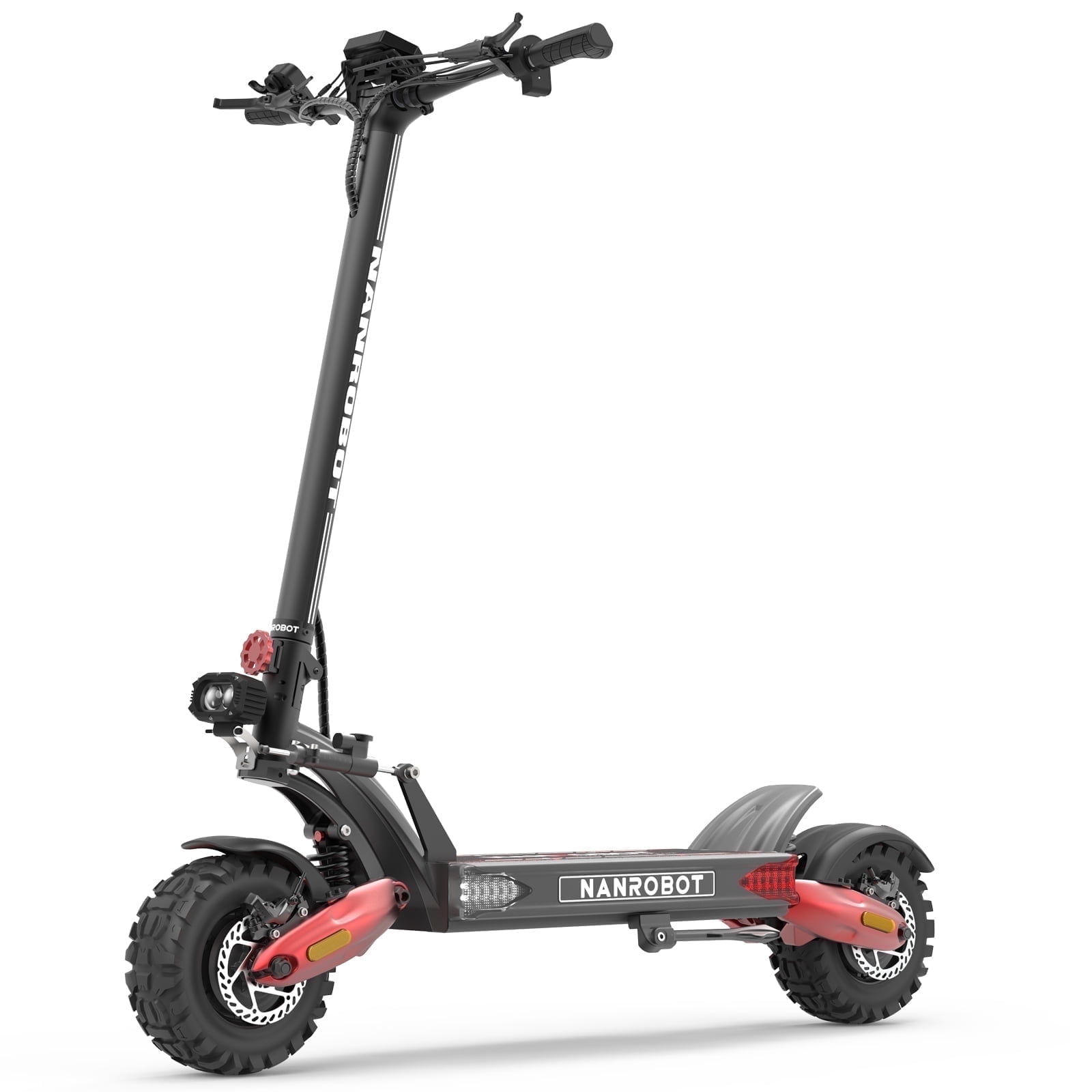 NANROBOT LS7+72V Electric Scooters Adults 6000W Dual Motor Fast 75mph & 85 Miles Foldable Sport Commuter EScooter 300lbs Load with Suspension
