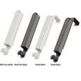 thumbnail image 3 of Advancent Solución de almacenamiento versátil: ganchos plegables para puerta con 6 perchas y extensiones. Percha para puerta para ropa. Almacenamiento y organización del hogar Estilo gancho gris, 3 of 6