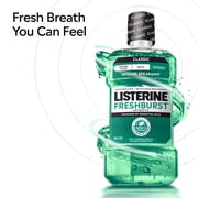 Listerine Freshburst Intense Antiseptic Mouthwash Oral Care, Intense Spearmint, 1.5 L
