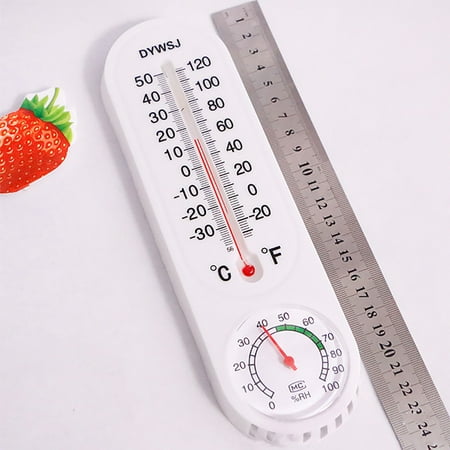 

Wall-mounted Household Analog Thermometer Hygrometer Humidity Monitor Meter