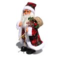 thumbnail image 1 of Cateissary Navidad Santa Claus juguete en movimiento música Navidad baile canto figurita artesanía muñeca 2022 regalos de Año Nuevo para niños Kits de decoración para fiestas rojo Cateissary HA008219-01B, 1 of 6