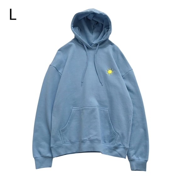 Sudadera con capucha de primavera con estampado de hombres y mujeres, suéter con capucha, abrigo, top de pareja, azul, L kenally AP001403-27B