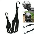 thumbnail image 2 of Correa de cuerda elástica para casco, correa de equipaje retráctil negra estable para motocicleta, 90cm/35,43 pulgadas Jadeshay A, 2 of 8