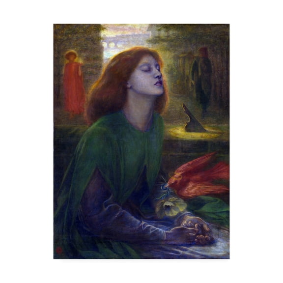 Rossetti 'Beatrix' Canvas Art